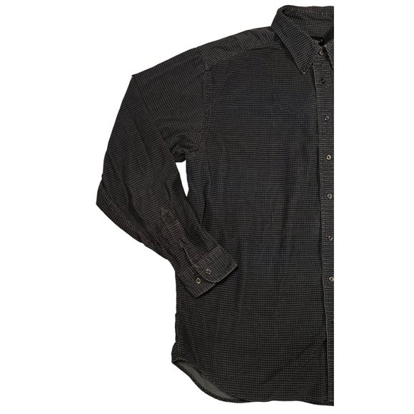 EDDIE BAUER Shirt Men's L/S Casual Button Up Checkered Collared Blue XLT - Picture 2 of 7